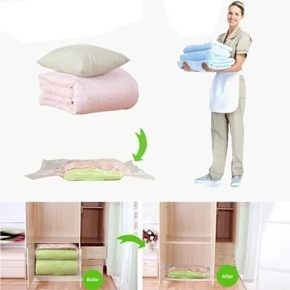 2-Pack: Space Saver Saving Storage Seal Vacuum Vac Bags