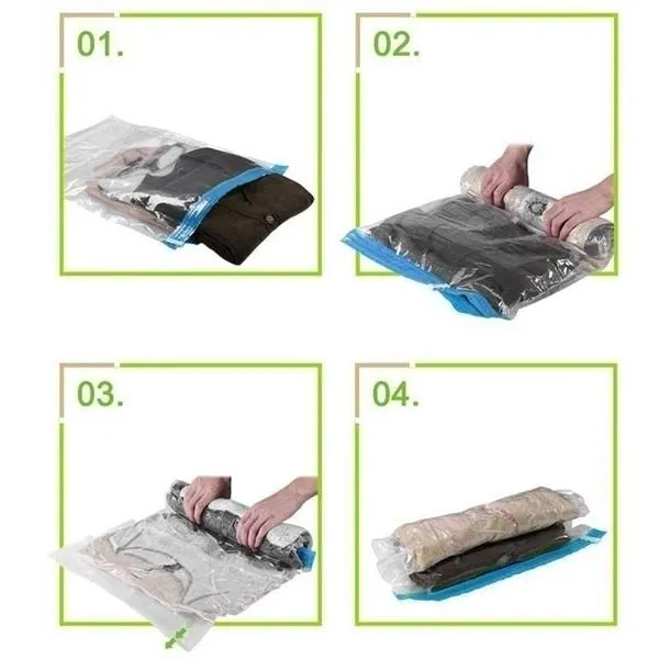 2-Pack: Space Saver Saving Storage Seal Vacuum Vac Bags