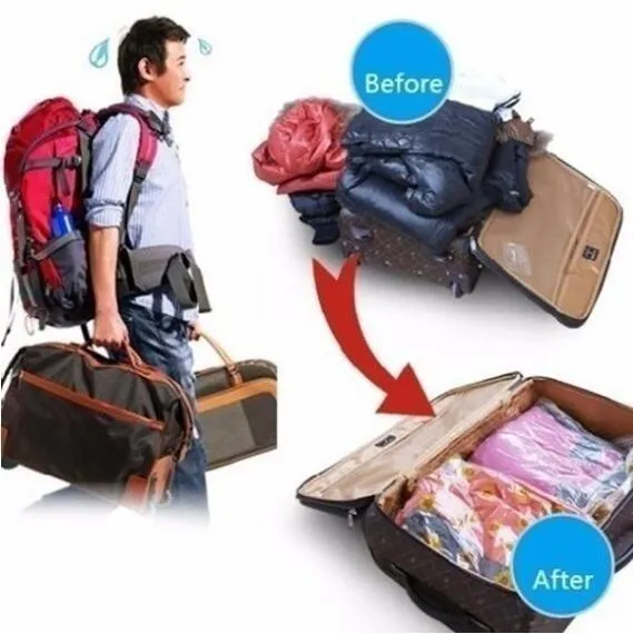2-Pack: Space Saver Saving Storage Seal Vacuum Vac Bags