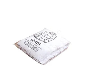 2pack Hanging Vacuum Bag Clothes Storage Cover 67 x 90cm