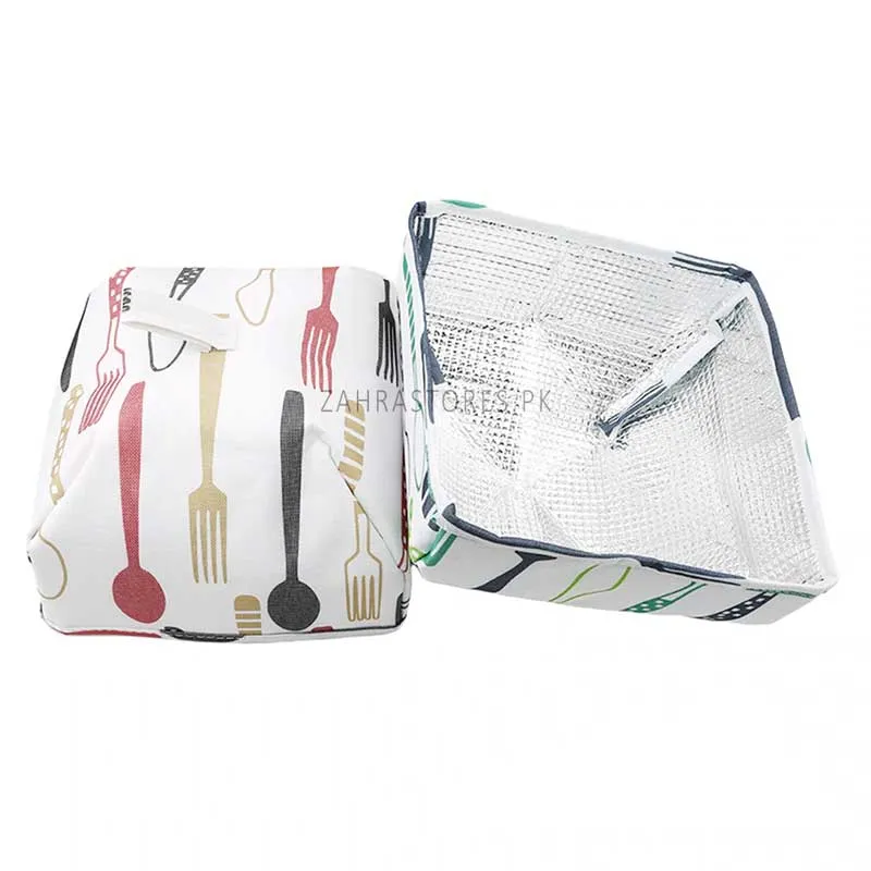 2Pcs Foldable Aluminum Insulated Food Cover