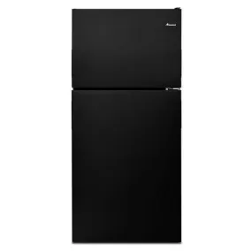 30-inch Wide Top-Freezer Refrigerator with Gallon Door Storage Bins - 18 cu. ft. - black