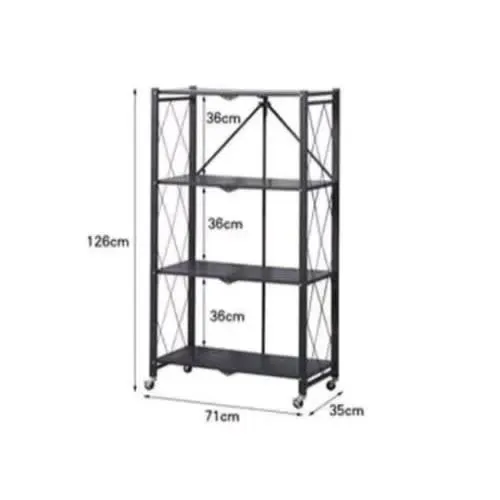 4-tier Foldable Kitchen Rack