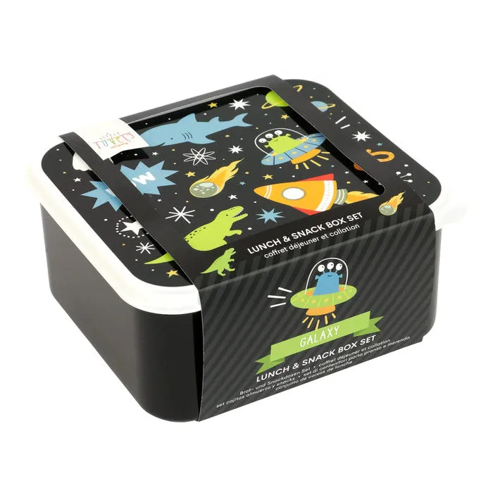 A Little Lovely Company Lunch & Snack Box Set: Galaxy