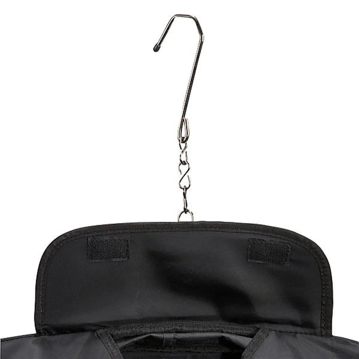 A. Saks Expandable Suit & Dress Travel & Storage Black Garment Bag