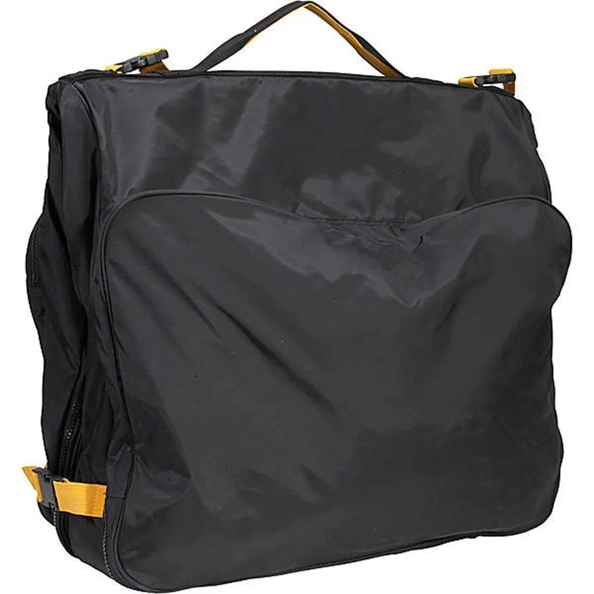 A. Saks Expandable Suit & Dress Travel & Storage Black Garment Bag