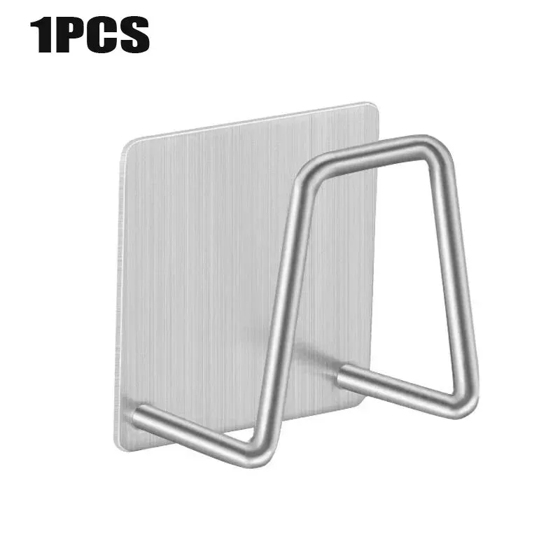 Adhesive Sponge Rack Holder Sink Caddy Waterproof for Kitchen Wall Mount,Freely Adjustable Length