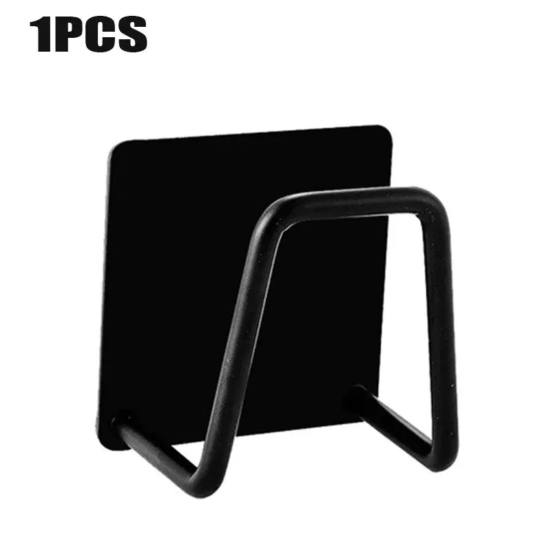 Adhesive Sponge Rack Holder Sink Caddy Waterproof for Kitchen Wall Mount,Freely Adjustable Length