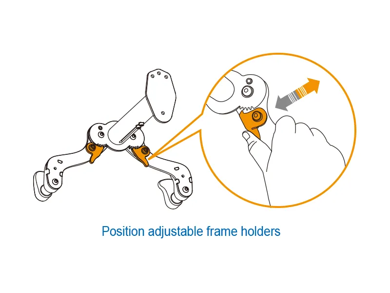 Adjustable Bicycle Wall Hanger IB-ST4