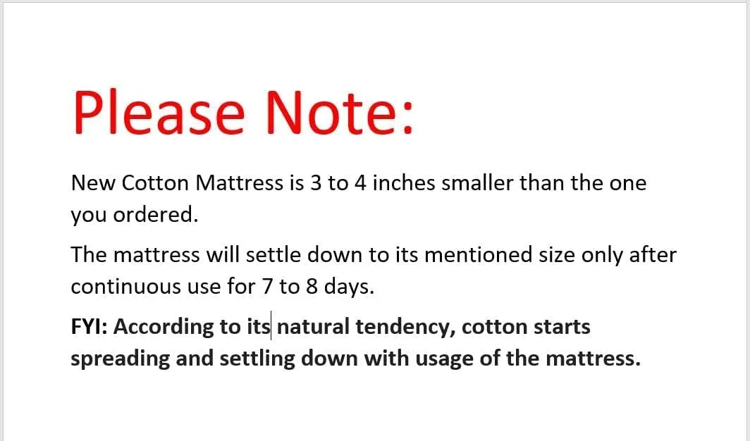 ATOOTFUSION Orthopedic Mattress Soft Thick Single Bed Cotton Quilt Star Filled Reversible Multicolor Mattress | Foldable All-Weather Cotton Gadda (72X48 Inches, Short Queen)