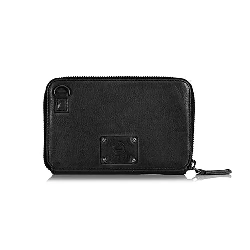 Bordeaux Distressed Rivet Wallet