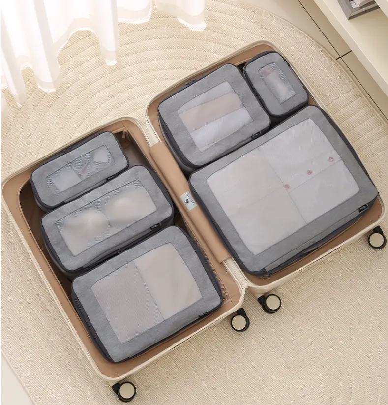 Comfort Travel - Large compression Packing Cube - Natural