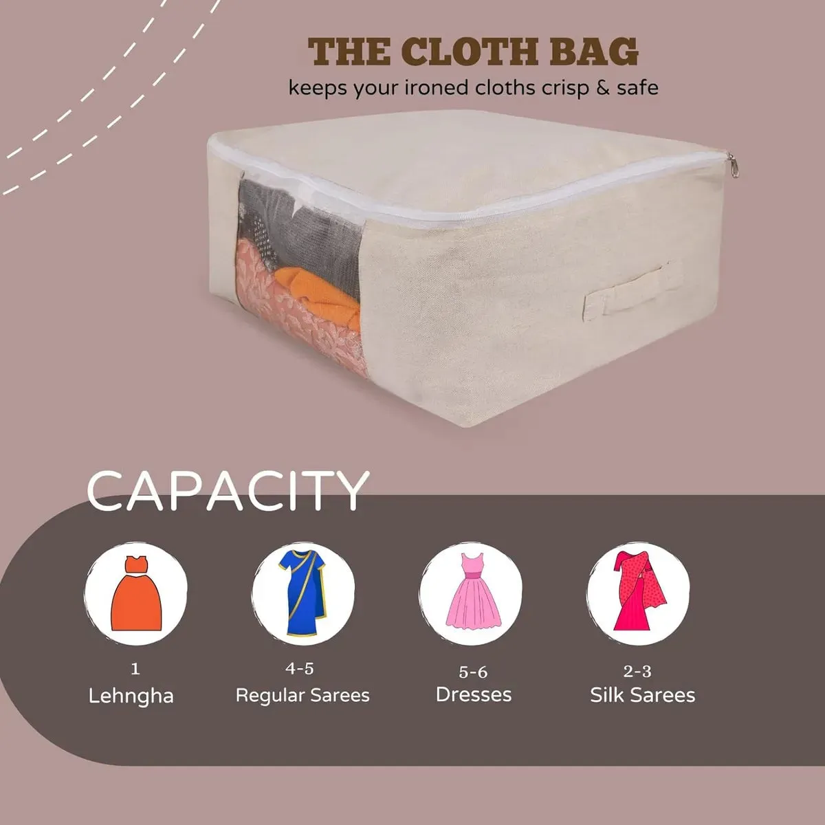 Cotton Canvas Storage Bags