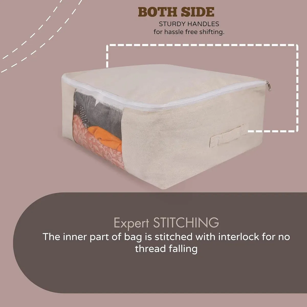 Cotton Canvas Storage Bags