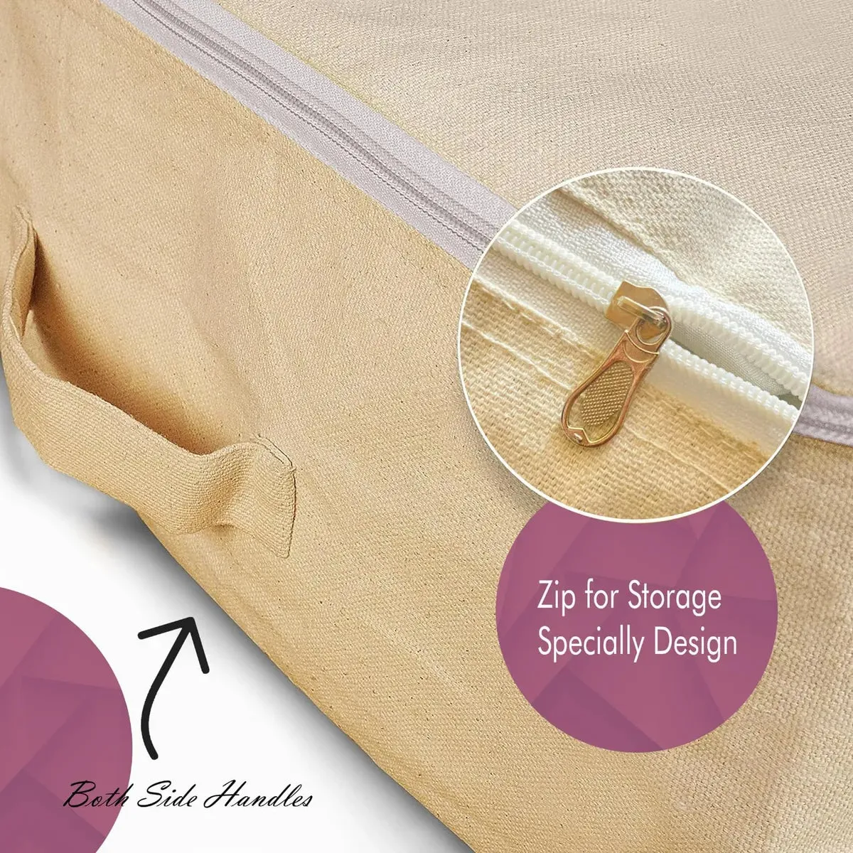 Cotton Canvas Storage Bags