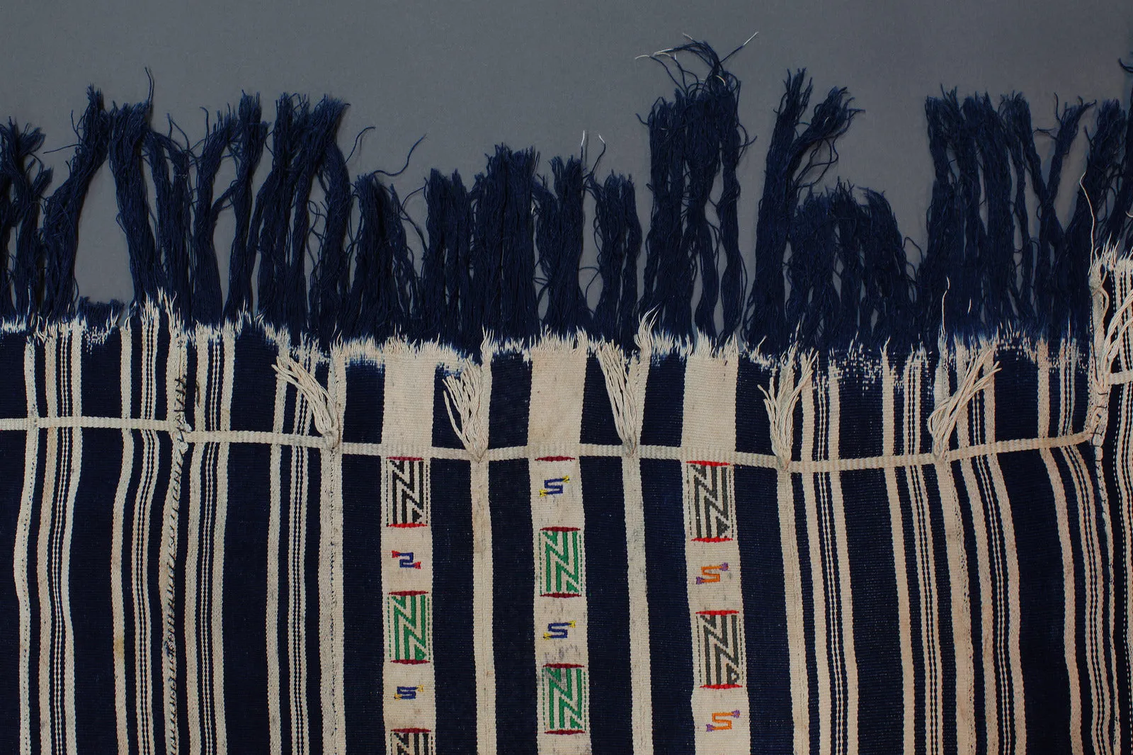 Cotton Wrap-Ikat Cloth, Handwoven  Baule Tribe, Ivory Coast, Wall Decor Tapestry