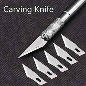 Detail Pen Knife with 5 Interchangeable Sharp Blades