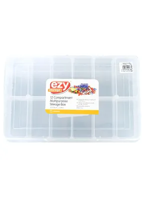 Ezy Storage 12 Compartment Multi-purpose Storage Box