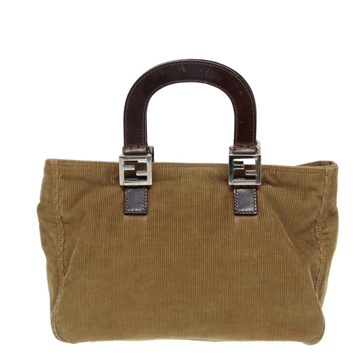Fendi Corduroy  Cloth Handbag ()