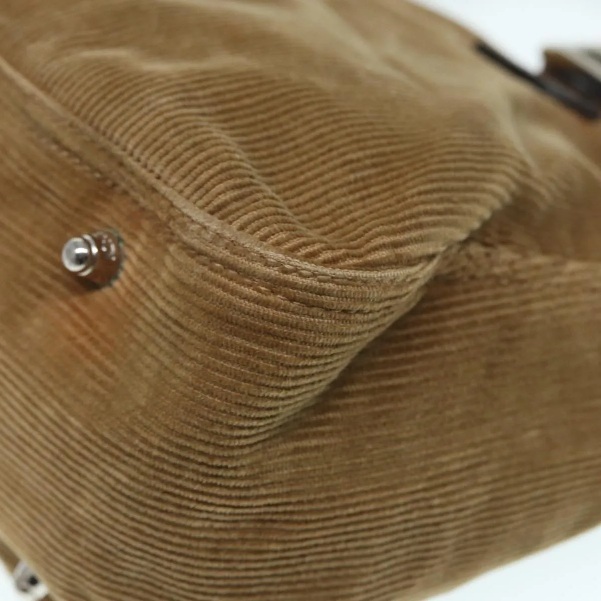Fendi Corduroy  Cloth Handbag ()