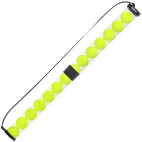 GoSports Pickleball & Tennis Pickup Tube - Ball Retreiver and Holder, Fits 14 Pickleballs or 17 Tennis Balls