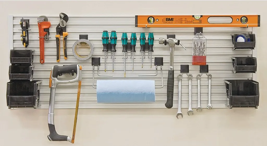 Hafele Ready Pack Work/Craft Bench Kit, with 2 Omni® Tracks 48"