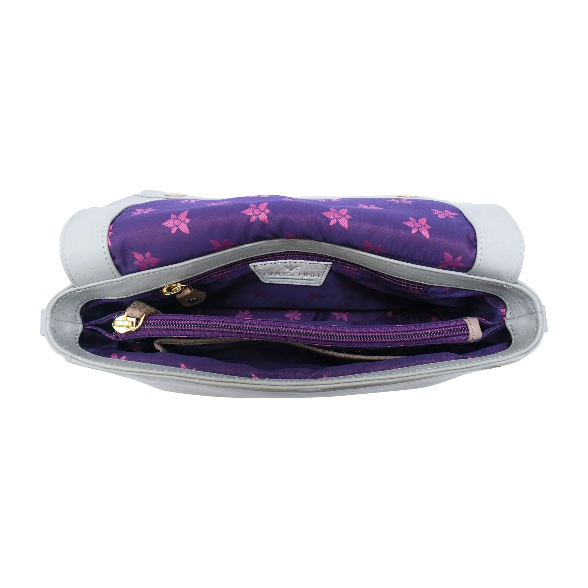 Hand Painted Magnetic Snap Flap Chain Bag