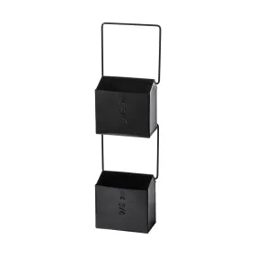 HANGING TOOL STORAGE BOX WIDE BLACK