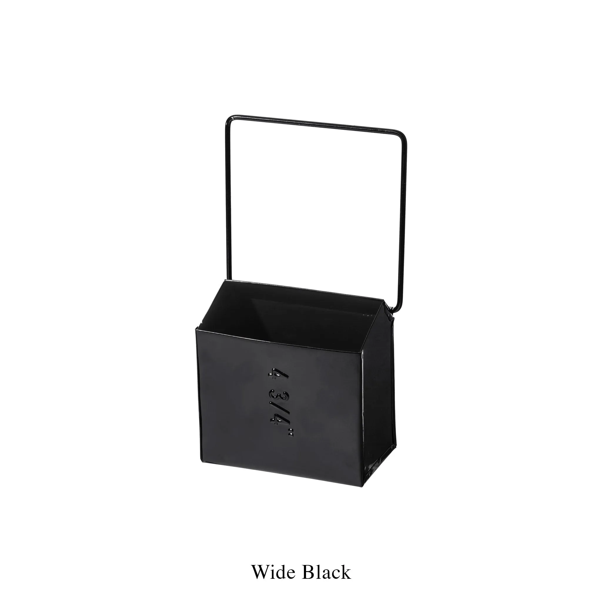 HANGING TOOL STORAGE BOX WIDE BLACK
