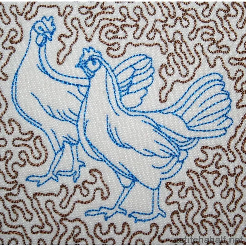 Hens Trapunto