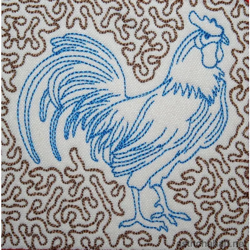 Hens Trapunto