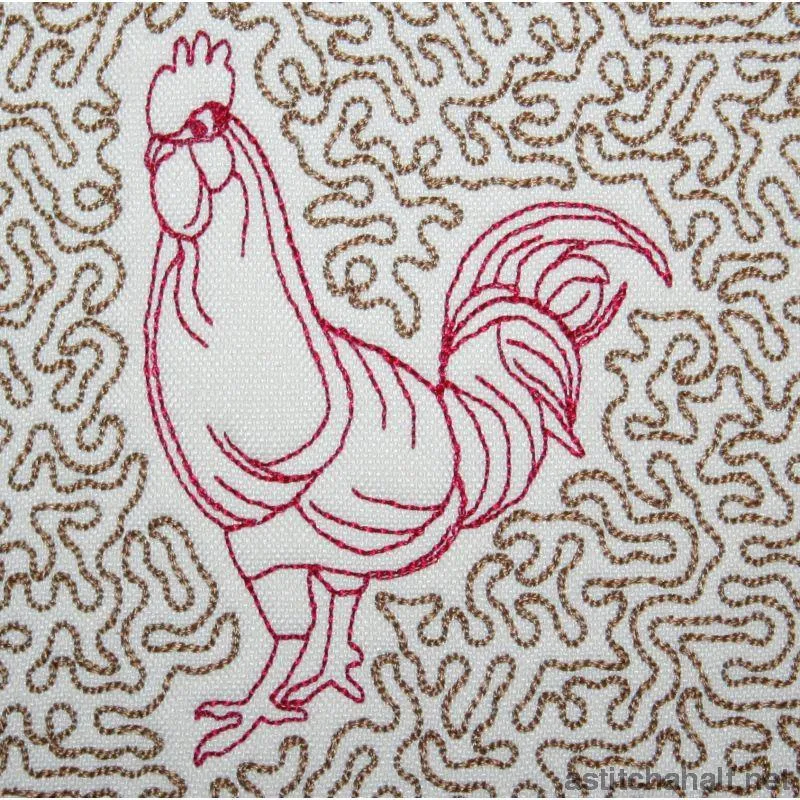 Hens Trapunto