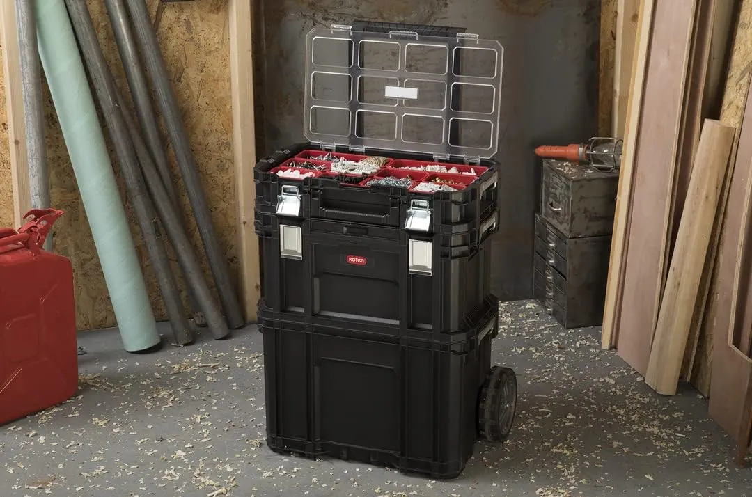 Keter Connect Rolling Tool Storage System