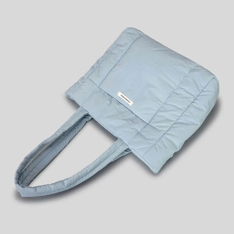 Large Capacity Nylon Puffer Sling Tote Bag-Showtown