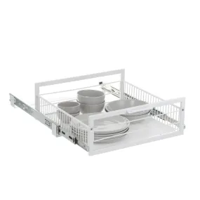 Large Pull Out Pantry Drawer White