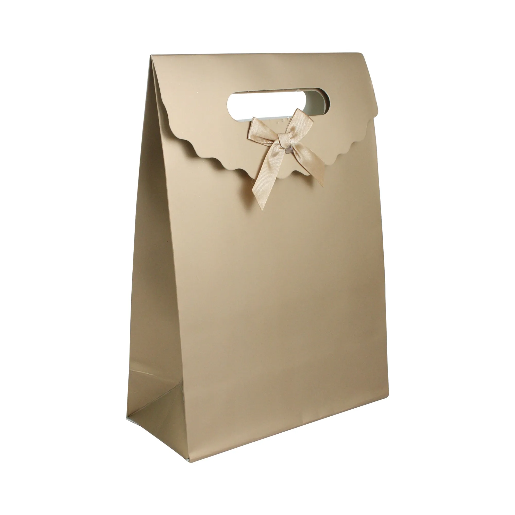 Luxury Matt Bags With Carry Handle And Bow - Pack of 4 (Colours Available)