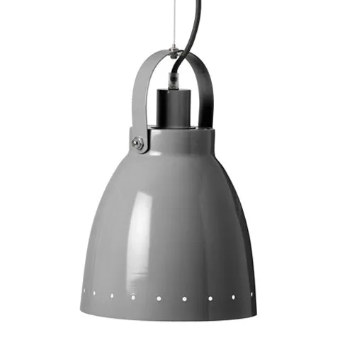 Metal Hanging Lamp Grey - Clearance