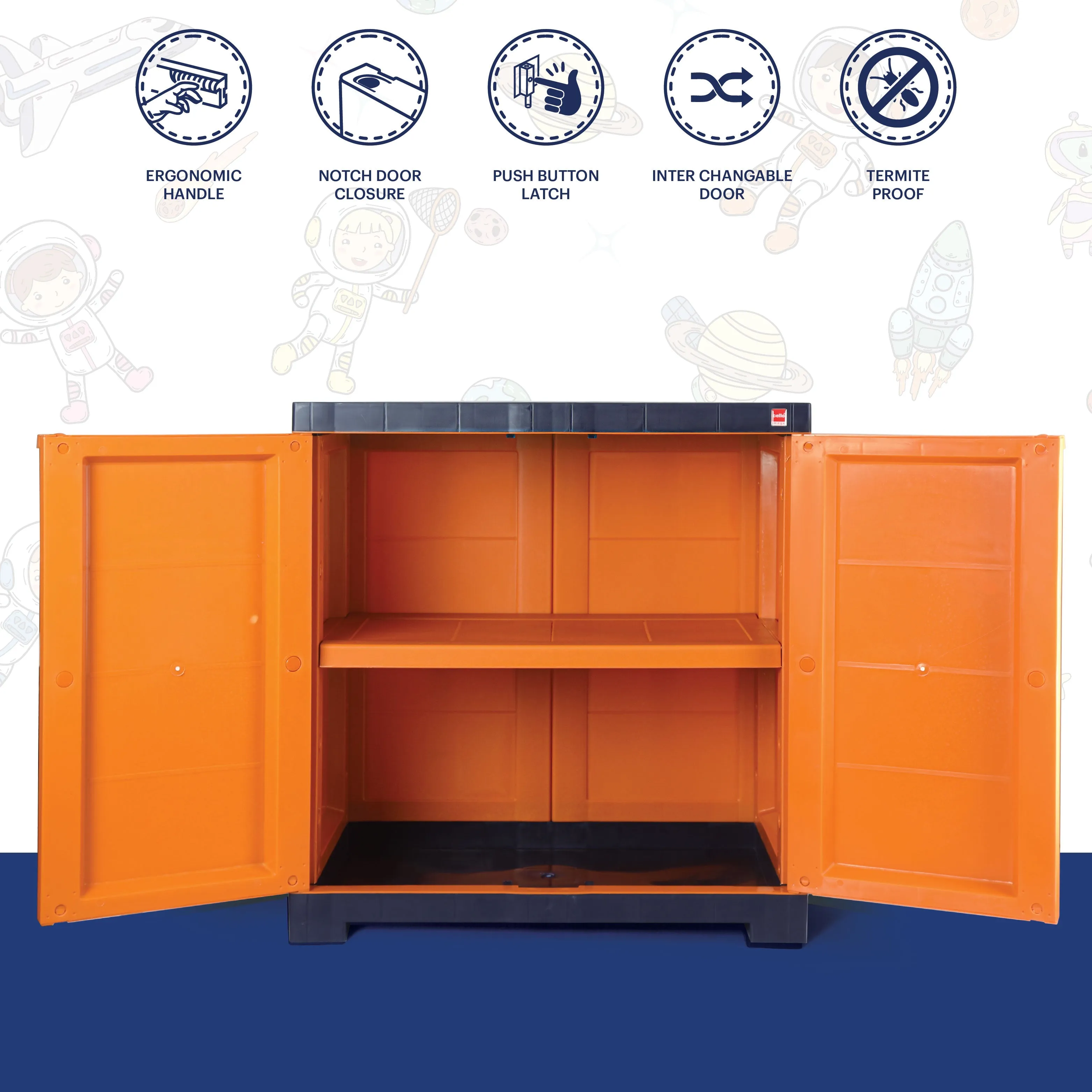 Mini Marvel Kids Cupboard