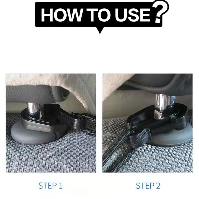 Multi-Layer Car Seat Telescopic Storage Bag Storage Net Pocket