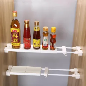 No-Drill Adjustable Kitchen Cabinet Organizer Rack