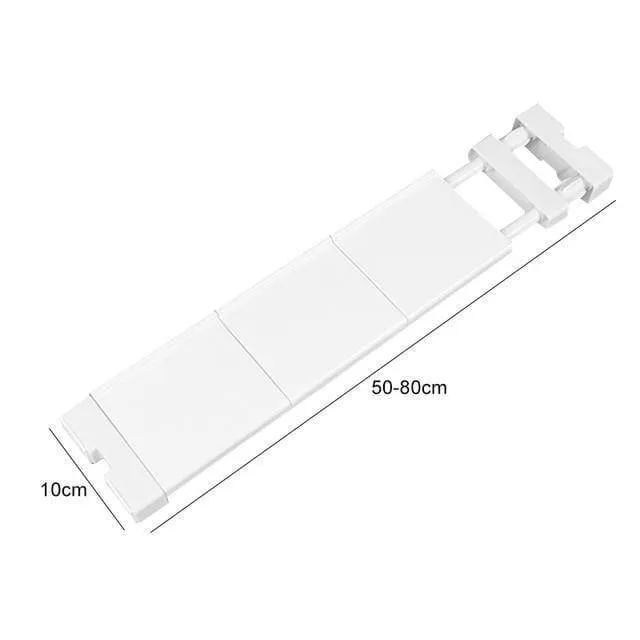 No-Drill Adjustable Kitchen Cabinet Organizer Rack