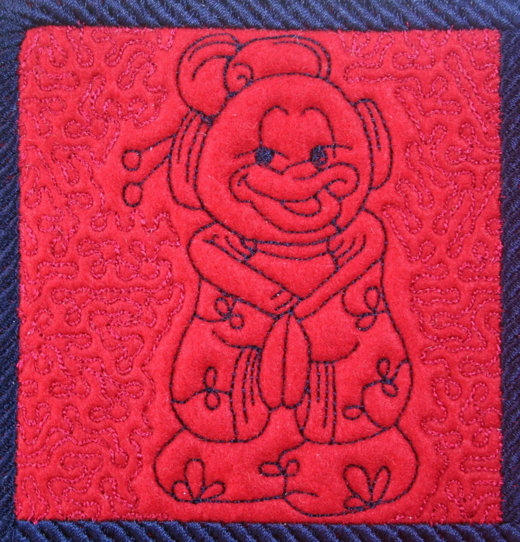Oriental Ducks Trapunto
