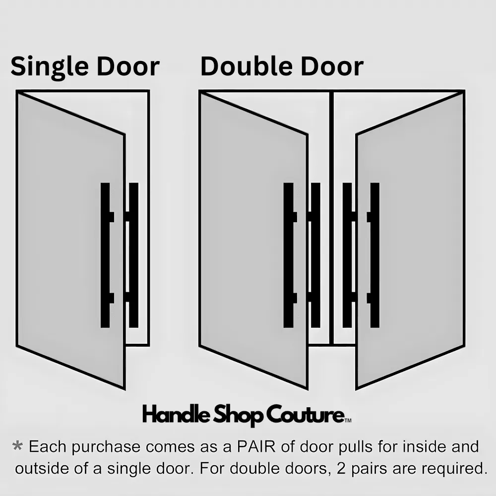 PALLO / Long Entrance Door Handles Push Pull