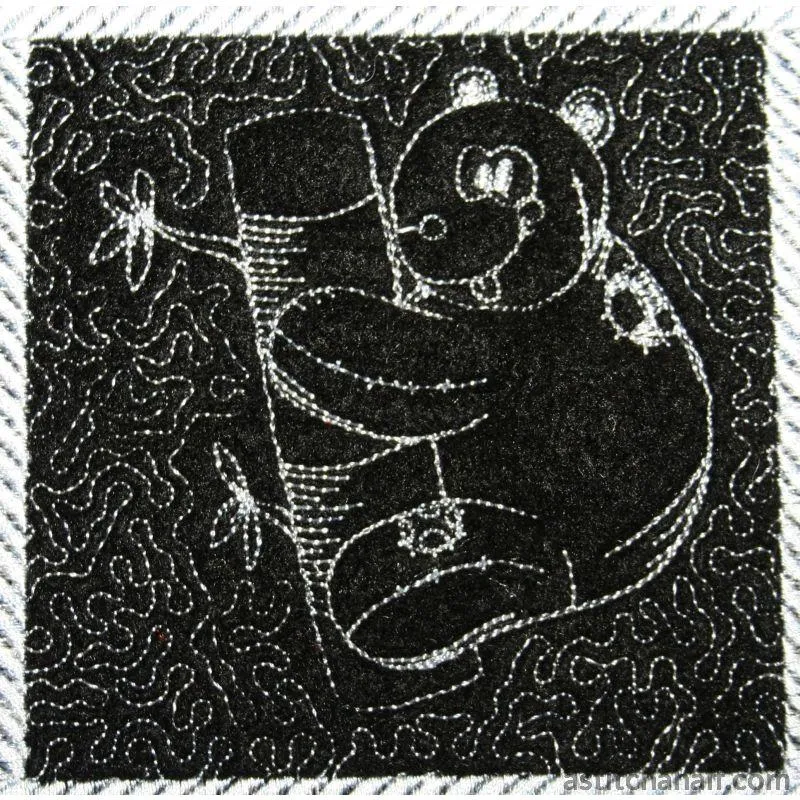 Pandas Trapunto