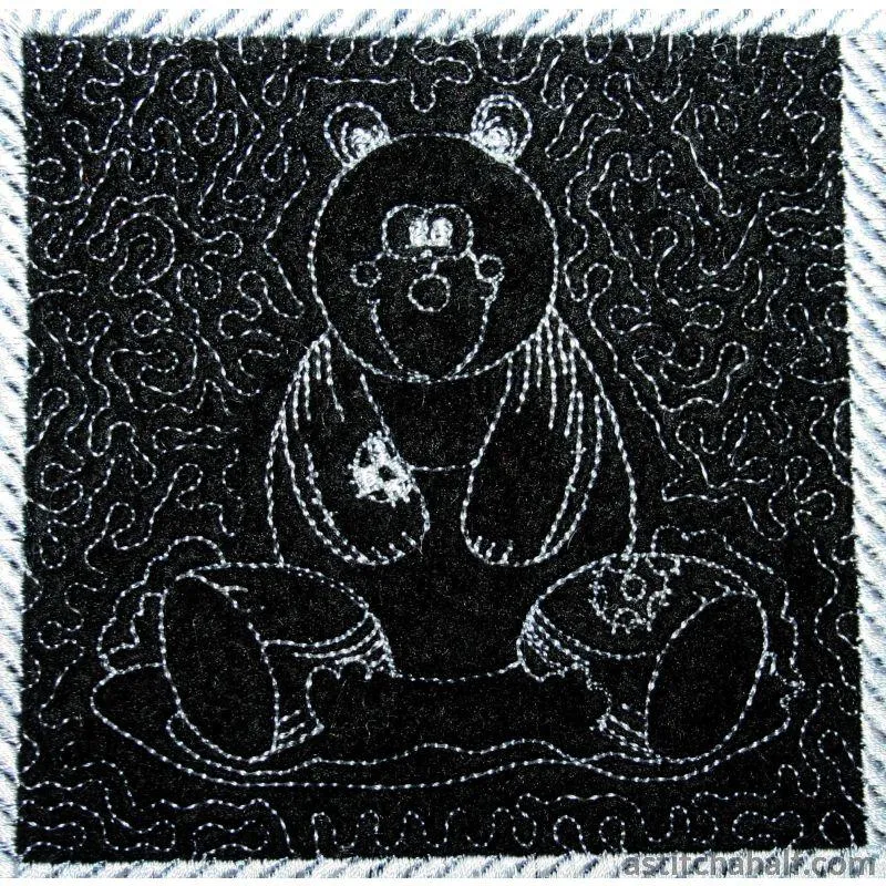 Pandas Trapunto