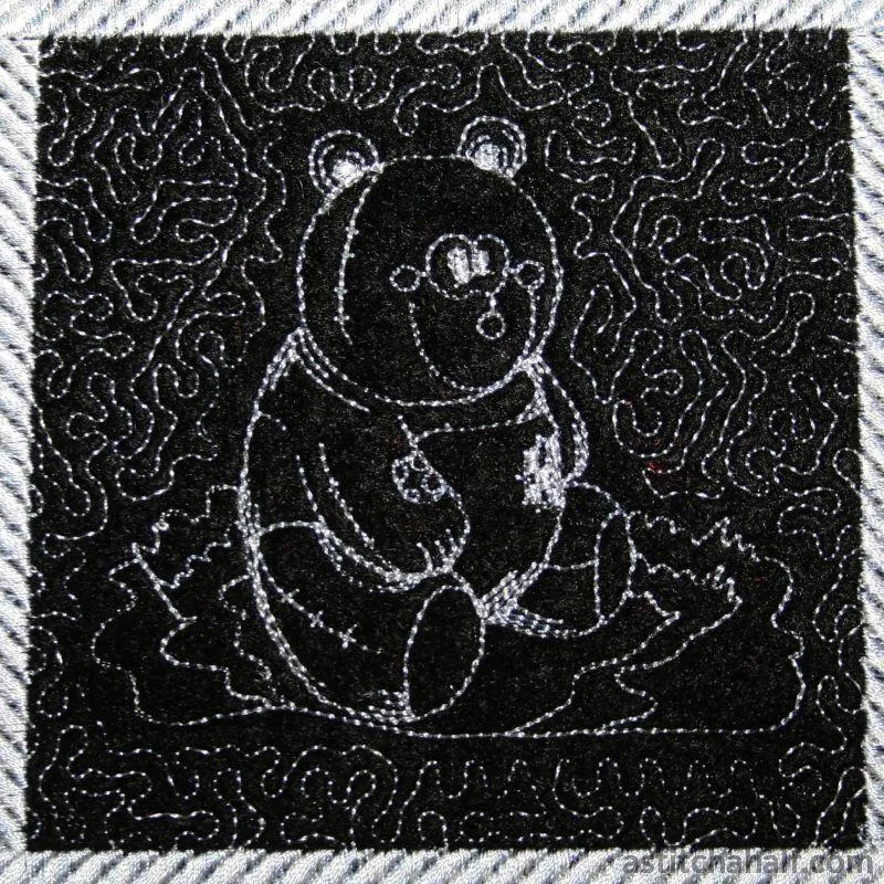 Pandas Trapunto