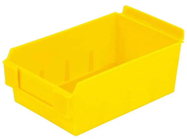 Plastic Slatwall Bins, Shelfbox 200, 8.75 x 5.5 x 3.37