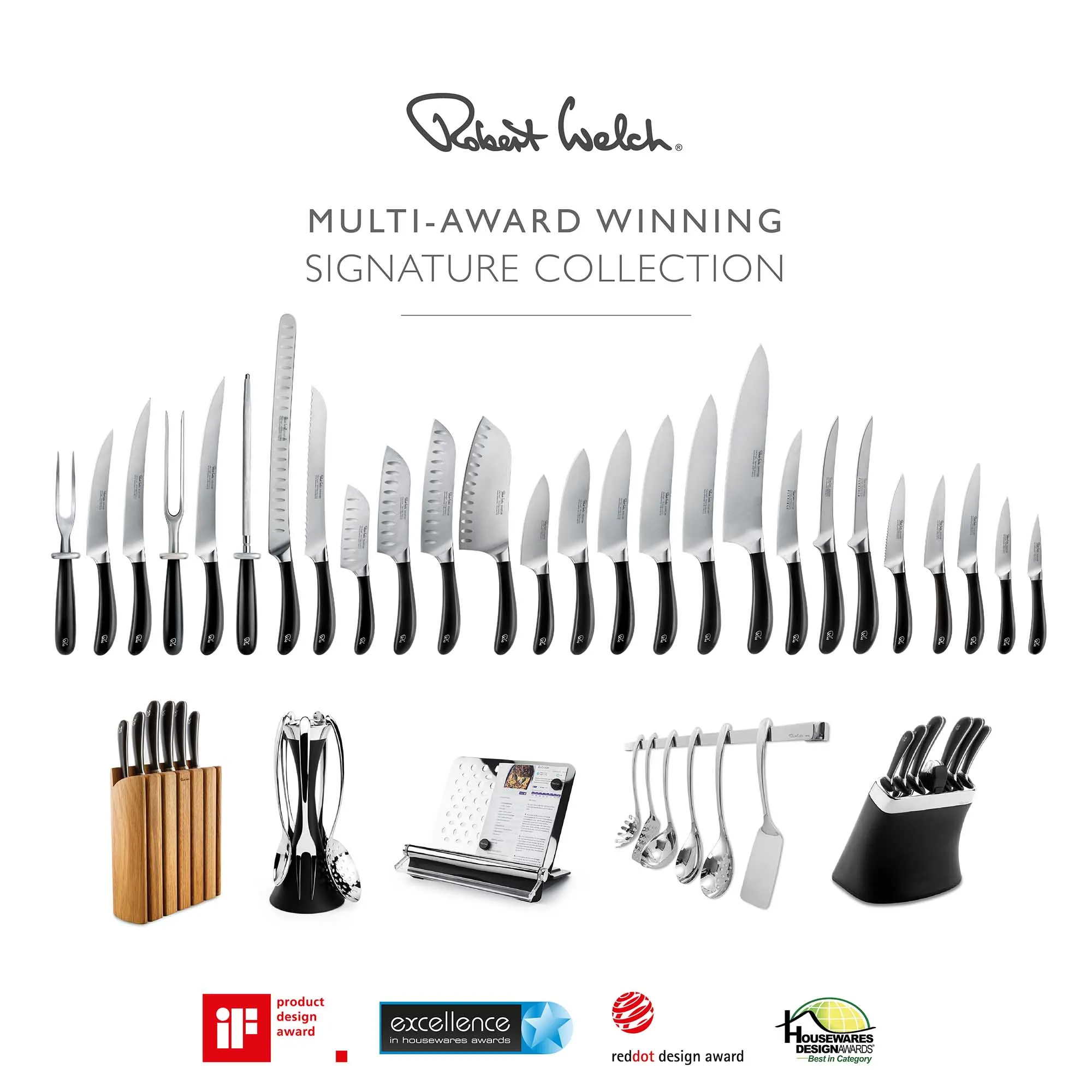 Q Walnut Knife Block