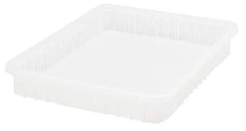 Quantum DG93030CL Clear-View Dividable Grid Containers, 17.5" x 22.5" x 3"