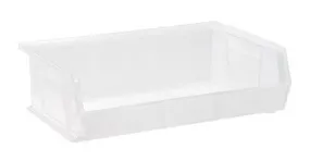 Quantum QUS245CL Ultra Clear-View Stack & Hang Bins, 16.5" x 10.88" x 5"